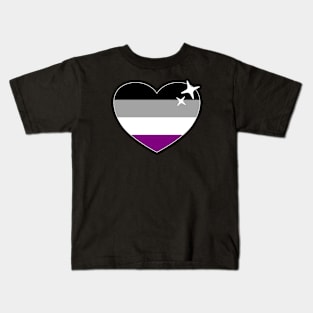 A Sexual Flag - Asexual Heart Kids T-Shirt